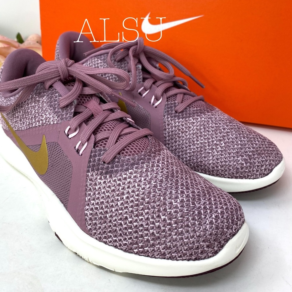 Nike Flex Trainer 8 AMP Plum Dust Pink W AUTHENTIC - Picture 6 of 8